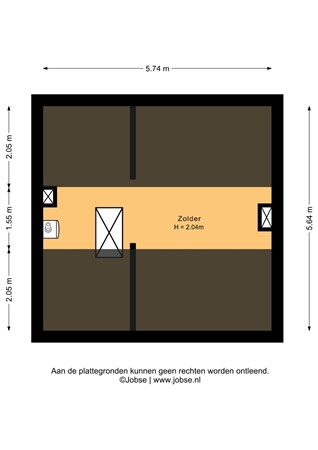 Floorplan - Vaartweg 13, 3754 NA Eemdijk